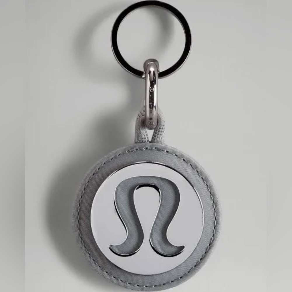 Lululemon Keychain Bag Charm NWT Silver